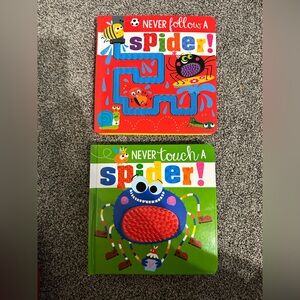 Never Touch/Follow a Spider Interactive Kids Book Set
